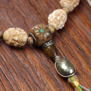Coral barrel bead - 图片 2