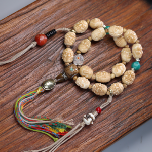 Coral barrel bead