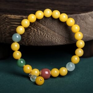 Chicken yellow bodhi bracelet - 图片 4