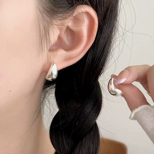 Sterling silver peas drop earrings - 图片 2