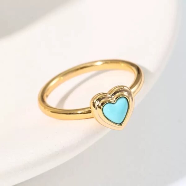 Natural stone love ring - 图片 2