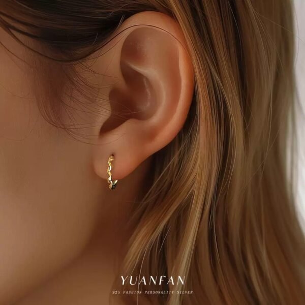 Sterling silver gemstone earrings - 图片 2